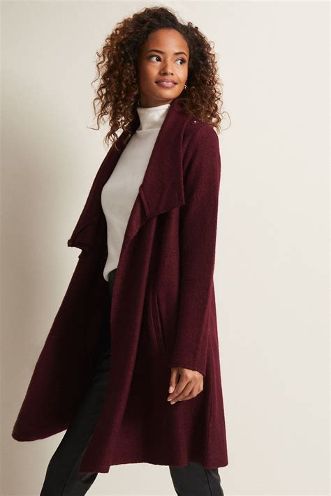 Buy Phase Eight Red Bellona Knit Coat from the Next UK online shop
