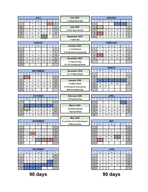 Mesa Public Schools Calendar 2025-2026 Holidays PDF - New School Calendar