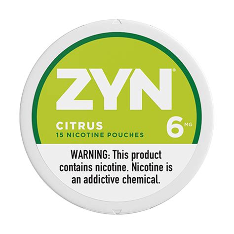 ZYN Nicotine Pouches – Citrus 6mg – KLOWDZ Vapor & Smokeshop