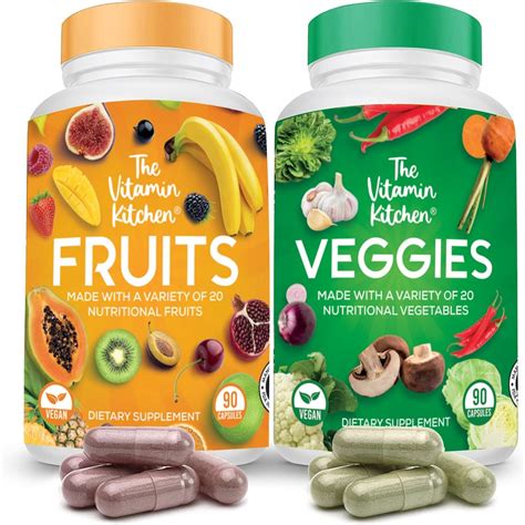 Fruit And Vegetable Supplement Pill at David Greenfield blog