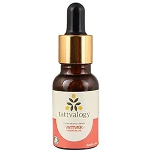 Tattvalogy Vetiver Essential Oil | Vetiveria zizanoides | Khus ...