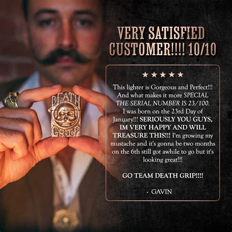 Limited Edition Bronze Skull Death Grip Lighter – Death-Grip