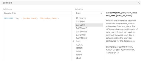 Image result for Calcite DateDiff