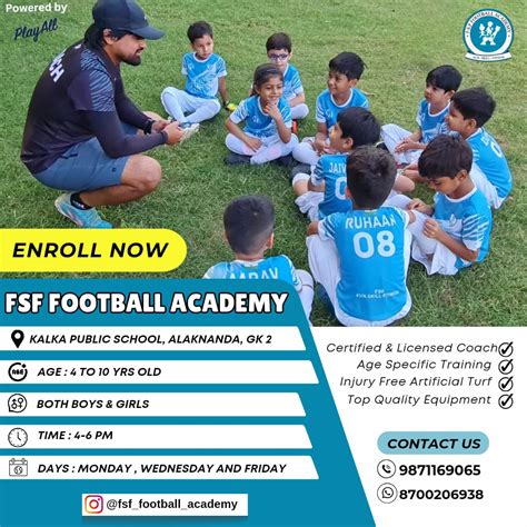 FSF Academy-Football Classes in Greater Kailash