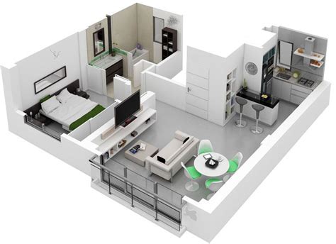 house plan 1 bedroom