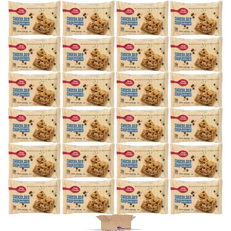 24 Count Pack of 1.24 Oz Chocolate Chip Oatmeal Snack Bars, Value Pack ...