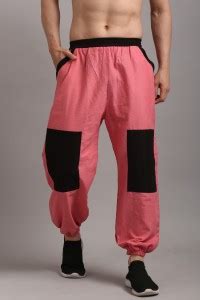 The Dance Bible Solid Men Pink, Black Track Pants - Buy The Dance Bible ...