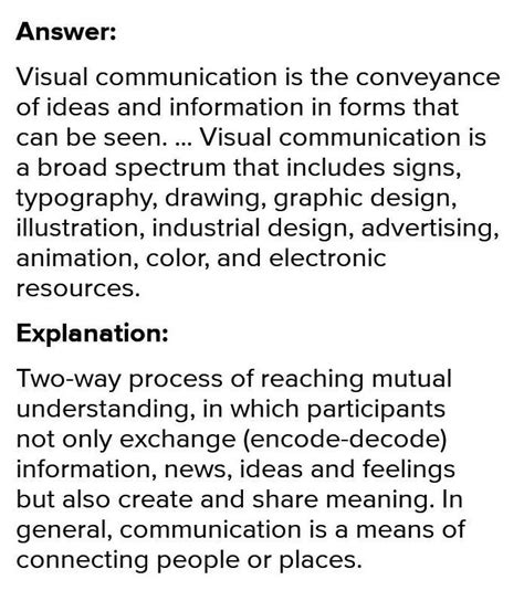 How is visual communication different from general communication we do ...