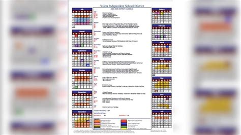 2022-2023 school year calendars for El Paso area school districts