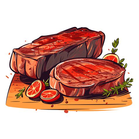 Grilled Steak Clip Art