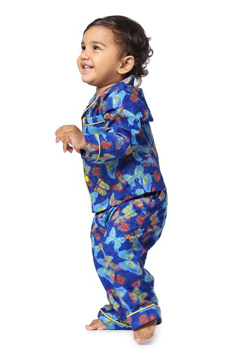 Blue Butterflies Night Suit – Piccolo Piglet