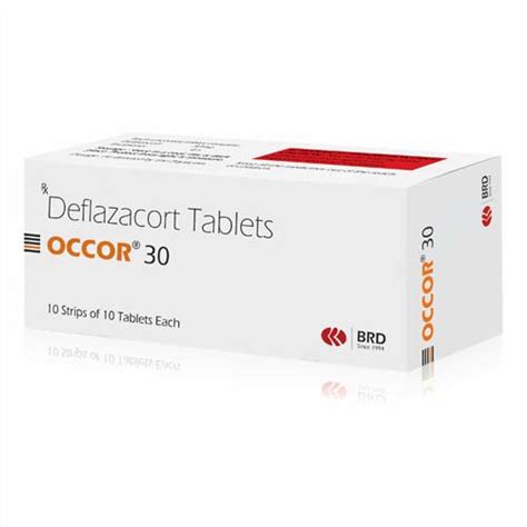 Occor 30 - Deflazacort Tablets - BRD Medilabs