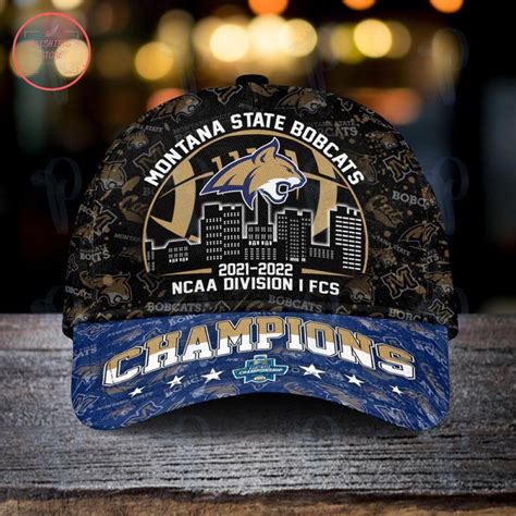Montana State Bobcats 2021 2022 Ncaa Division I FCS Champions Cap ...