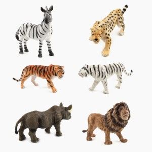Basha mall WILD ANIMALS (6 PIECES) - WILD ANIMALS (6 PIECES) . Buy WILD ...