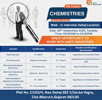 Aarti Industries Walk In Interview For Field Operator DCS Operator ...