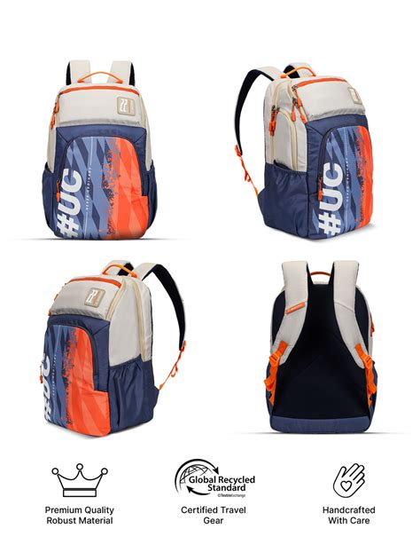 Buy Campus 04 2024 Blue Beige Backpack Online | uppercase