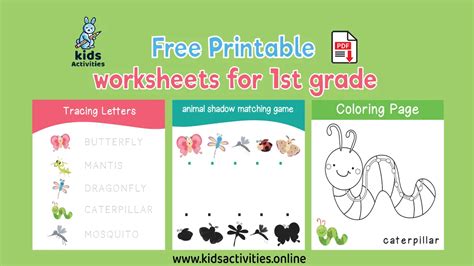 Image result for Worksheets for First Graders