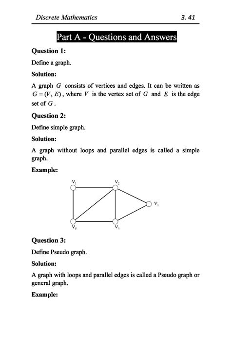 U3-Two Marks Q & A - Notes - Discrete Mathematics - Studocu