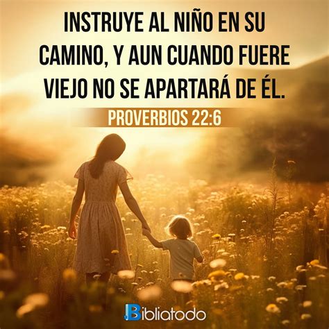 Proverbios 22:6 RVA2015 - Instruye al niño en su camino ; y aun cuando ...