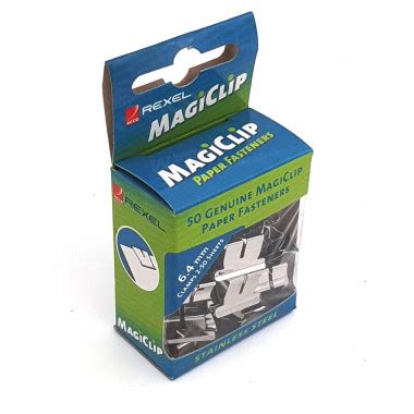 REXEL MAGICLIP STEEL CLIPS 20621091 (BX 50)