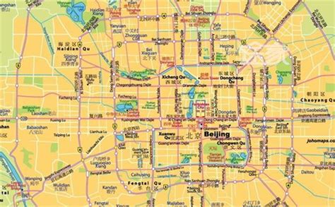 北京旅游地图高清版_北京旅游景点地图大全 - 随意贴