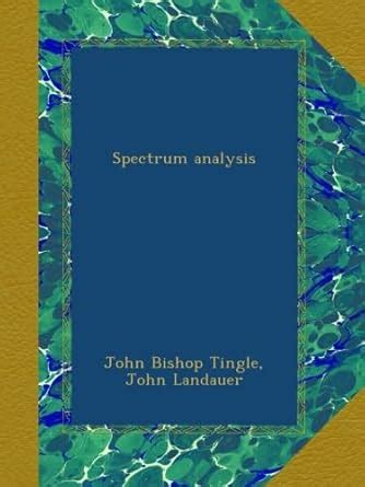 Spectrum analysis : Amazon.in: Books