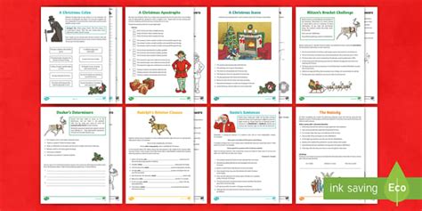 Christmas SPaG KS2 Activity Pack - SPaG (teacher made)