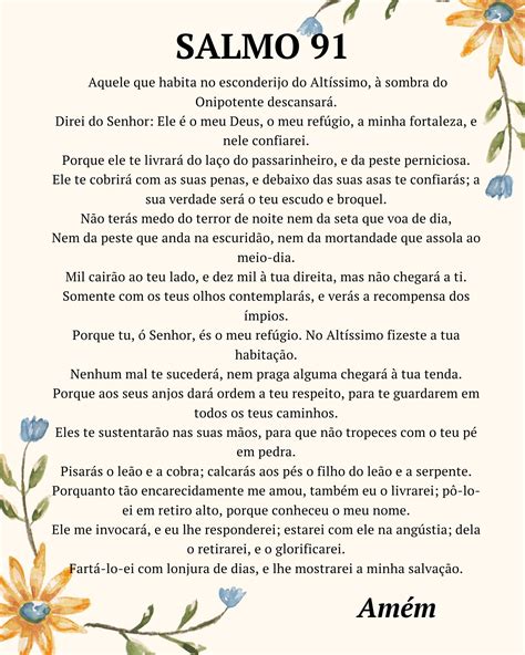 Salmo 91 - A Força de Deus