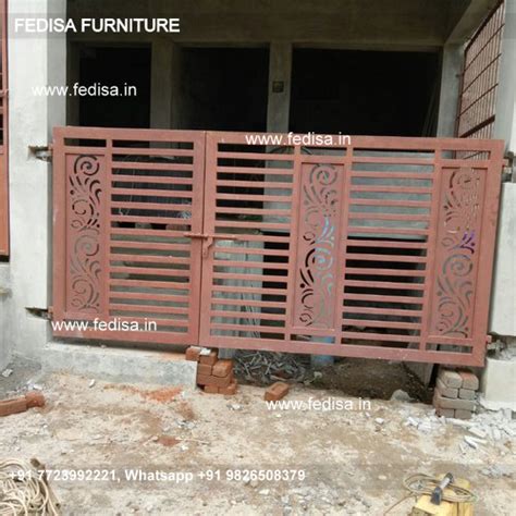 Steel Main Gate Steel Square Pipe Gate Design Steel Gate Design Double ...