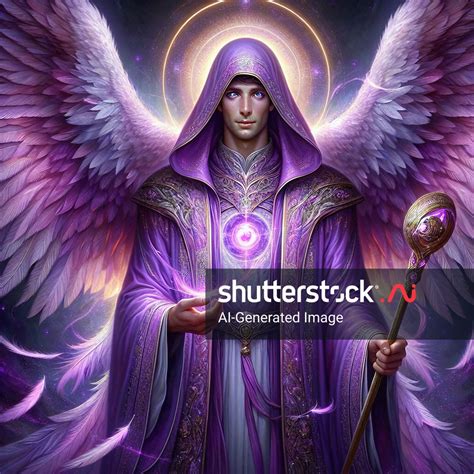 Archangel Zadkiel AI-generated image 2483500929 | Shutterstock
