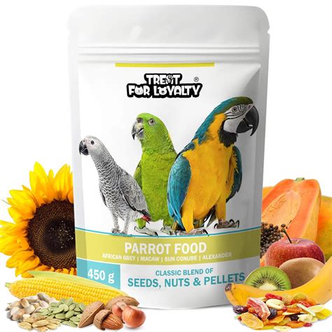 Buy TREAT FOR LOYALTY Parrot Food For African Grey Parrot,Sun Conure ...