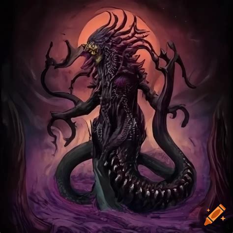 Nyarlathotep evil god beautiful cthulhu mythos trpg on Craiyon