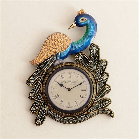 Buy Antique Wooden Wall Clocks Online | Wood Pendulum Clocks – eCraftIndia