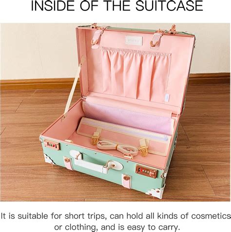 Buy urecity Vintage and Cute Carry-on Overnight Case, 20 inch Travel ...