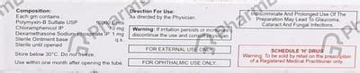 Polynase D Eye Oint 5gm: Uses, Side Effects, Price & Dosage | PharmEasy