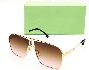 Buy LOUIS KOUROS Retro Square Sunglasses Brown, Pink For Men & Women ...