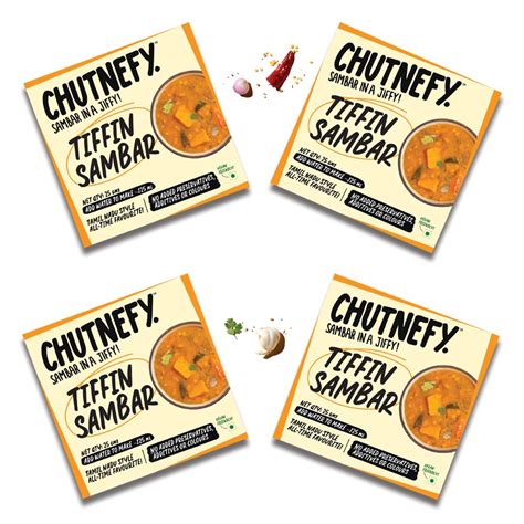 Chutnefy - Home Style Sambar for South Indian Breakfast - Pack of 4 ...