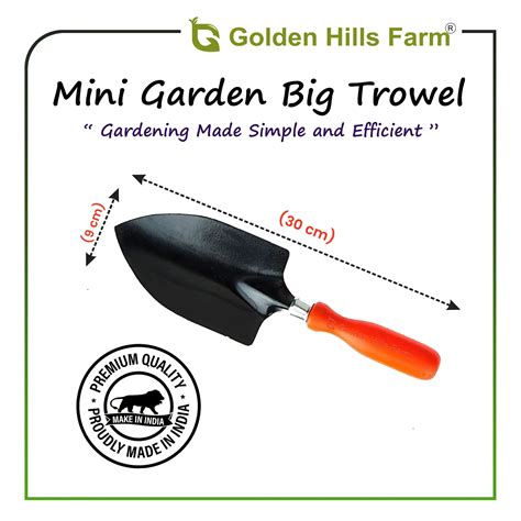Buy Golden Hills Farm Garden Trowel - Durable and Ergonomic Design for ...