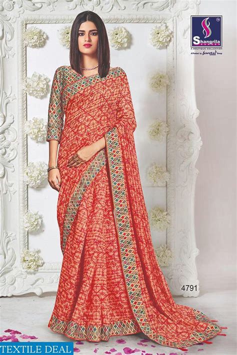 Shangrila Myra Cotton Wholesale Ethnic Saree blouse - textiledeal.in