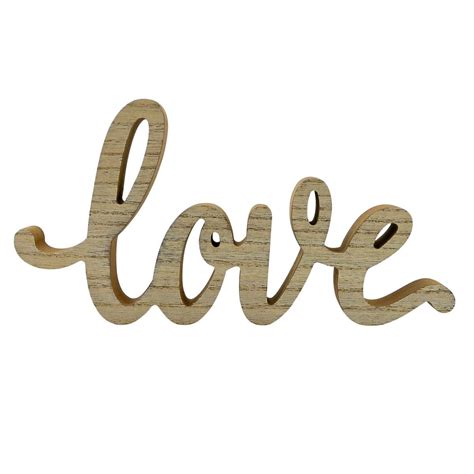 Love Cutout Sign, 10x5