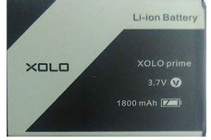 XOLO Mobile Battery For XOLO Xolo Prime - 1800 mAh Battery Price in ...