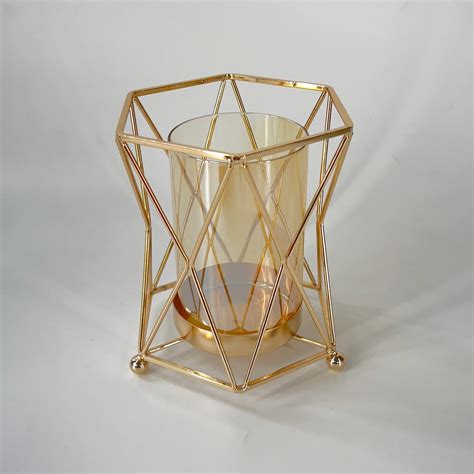 Awan Metal Glass Candle Holder | Buy Decorative Candle Holders Online ...
