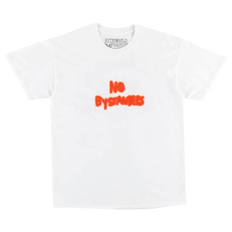 Travis Scott No Bystanders Tee 'White' — Kick Game