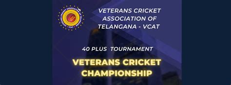 VETERANS CRICKET CHAMPIONSHIP - Cricket Tournament in Hyderabad at MMA ...
