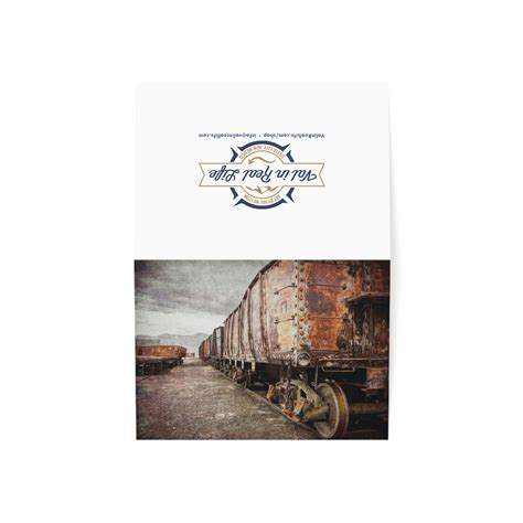 Abandoned Railcars Greeting Cards - Val Weston Photographic Art