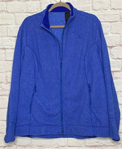 Large New Blue White Soft Polar Fleece Quechua | Ubuy India