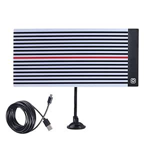 SFASTER Professional Car LED Stripe Line Board Light with Power Button ...