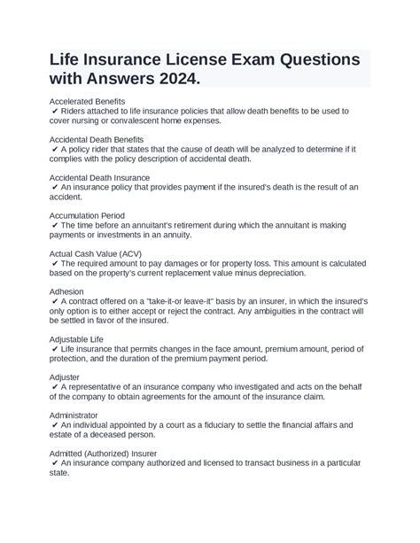 Image result for Health Insurance License Exam Questions