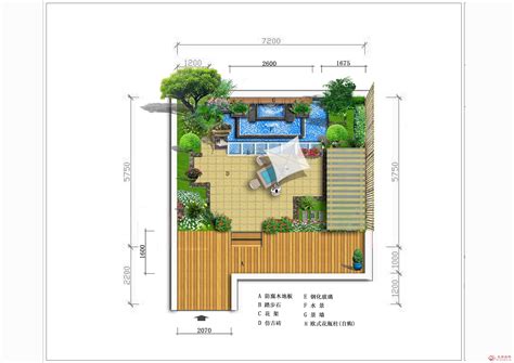 小花园设计_50平小花园设计实景图 - 成都一方园林绿化公司