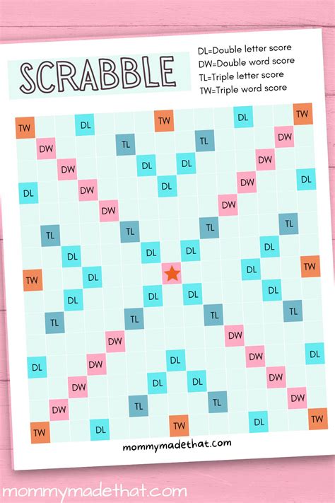 Printable Scrabble Board (Grab the Free Game!)